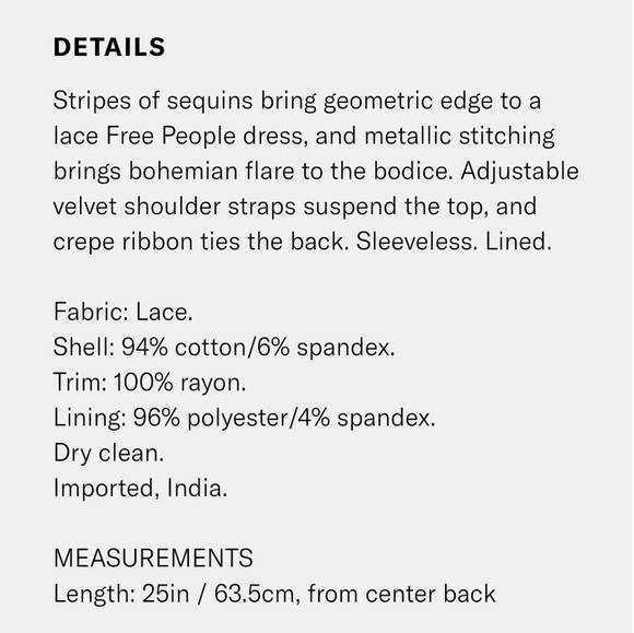 Free People Lace croquette dress - Picture 4 of 7